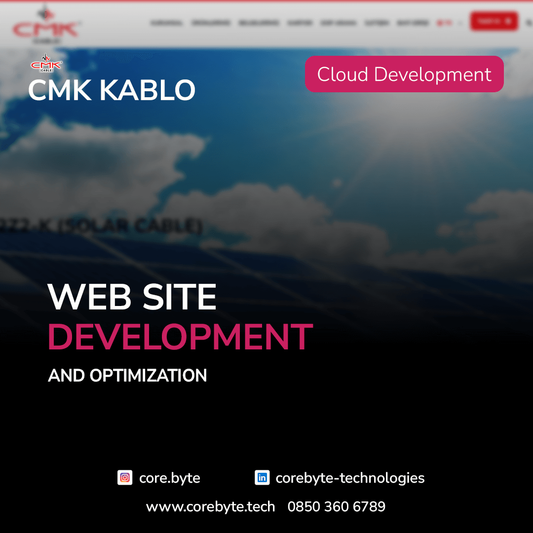 CMK Kablo website development