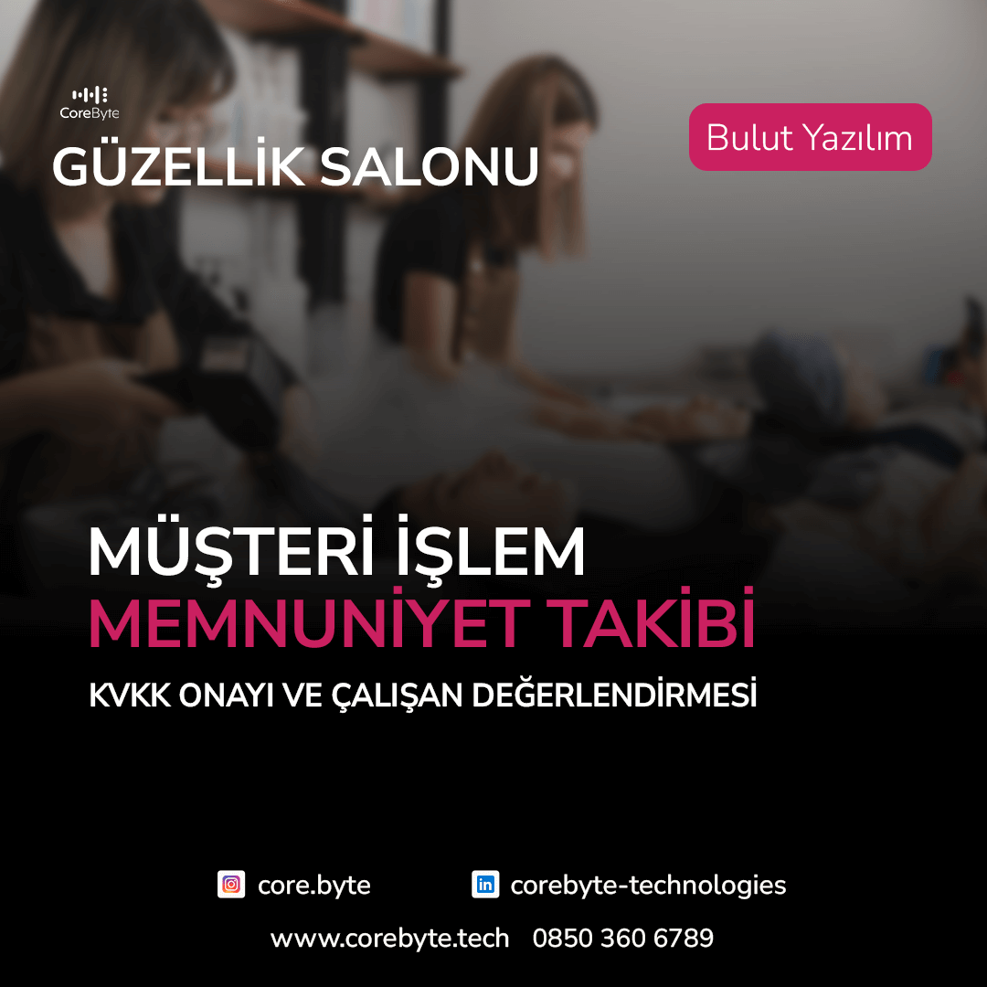 güzellik salonu müşteri memnuniyet yazılımı